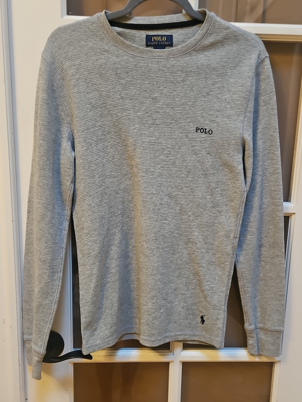 Polo by Ralph Lauren Light Gray Long-Sleeve Crew Shirt